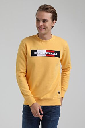 Bisiklet Yaka Hardal Regular Sweatshirt 22FWM60124