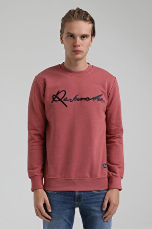Bisiklet Yaka Kestane Slim Fit Sweatshirt 22FWM60128