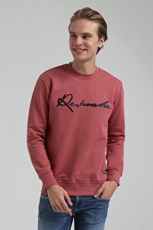 Bisiklet Yaka Kestane Slim Fit Sweatshirt 22FWM60128