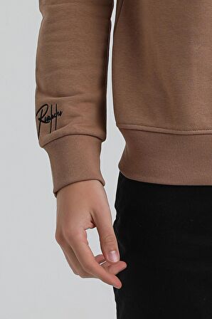 Bisiklet Yaka Camel Regular Sweatshirt 22FWM60129