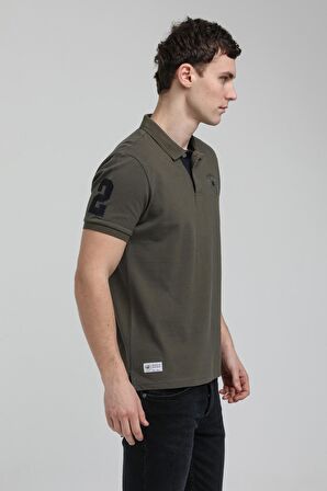 New World Polo Polo Yaka Haki Regular Custom Polo 23SSM10253