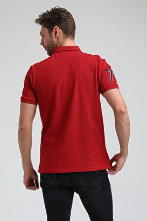 New World Polo Polo Yaka Kırmızı Regular Custom Polo 23SSM10254