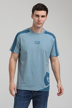 Bisiklet Yaka Prada Slim Fit Tişört 23SSM20324