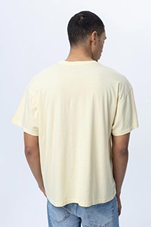 Regular Fit Bisiklet Yaka Cepli Basic Kısa Kollu Tshirt | S