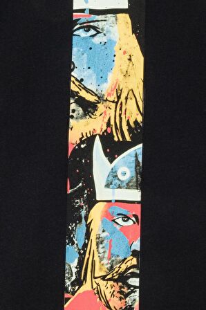 Viking Twins Regular Tshirt - Siyah