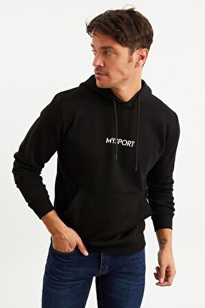 201950 Erkek Kapüşonlu Sweatshirt