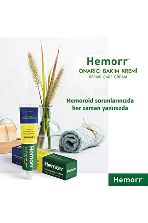 HEMORR Set 1 Adet Onarıcı Bakım Kremi 1x Temizleme Köpüğü