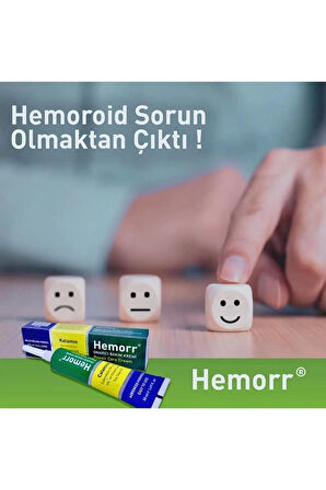 HEMORR Set 1 Adet Onarıcı Bakım Kremi 1x Temizleme Köpüğü