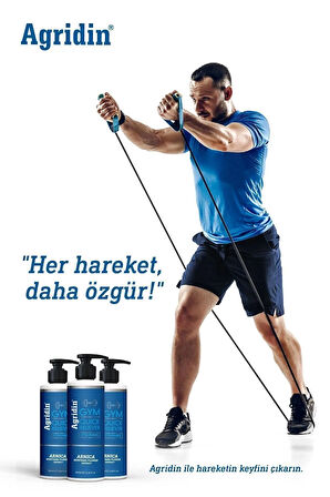 Agridin Gym Quick Relieve Sporcu Ağrı Giderici Krem (STRONGER) 200 ml