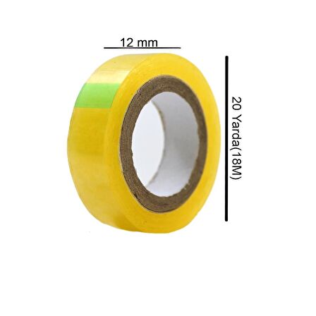 Gen-Of 12mmx20Yard(18M) Selefon Bant 10 Adet