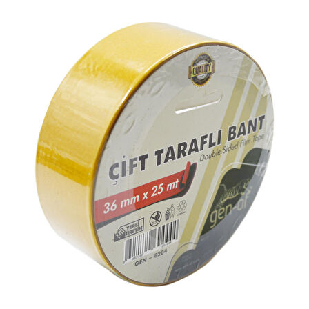 Gen-Of Çift Taraflı Bant 36x25 m (GEN-8204)