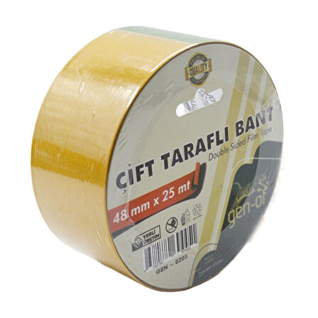 Gen-Of Çift Taraflı Bant 48x25 m (GEN-8205)