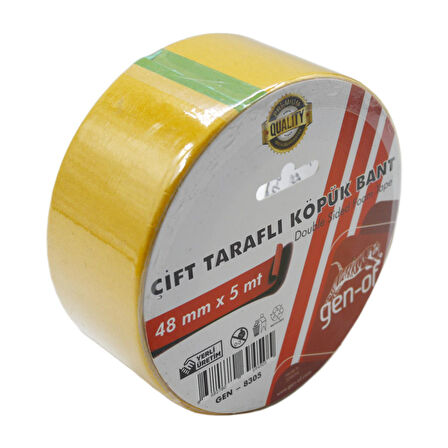 Gen-Of Çift Taraflı Köpük Bant 48x5 m (GEN-8305)