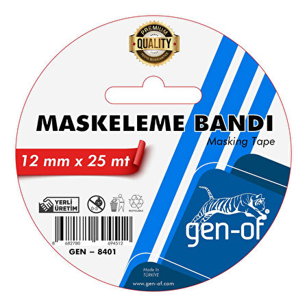 Gen-Of Maskeleme Bandı 12x25 m (GEN-8401)
