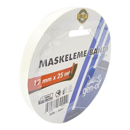 Gen-Of Maskeleme Bandı 12x25 m (GEN-8401)