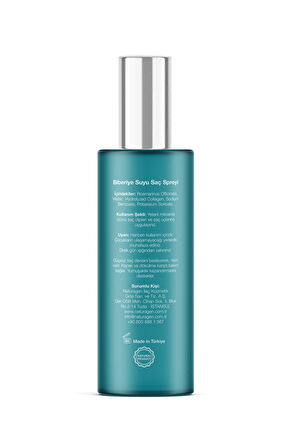 Rosemary Water Hair Sprey - Kolajenli Saç Toniği-%100 Doğal Biberiye Mayalı