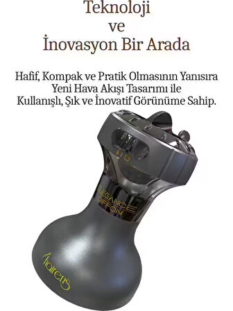 Hrs-530 Kıvırcık Saçlara Özel Saç Kurutma Makinesi & Vigo Dalgalandırıcı 1000 Watt - Siyah