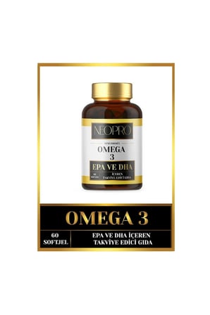 Collagen- Omega 3 - Balık Yağı Vitamini - 60 Softgel