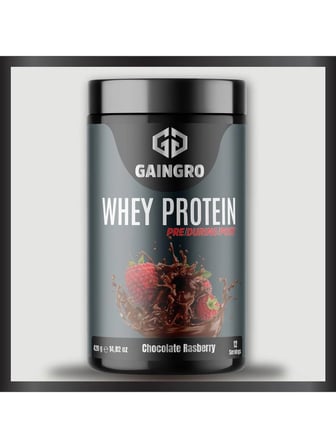 Whey Protein Çikolata ve Ahududu Aromalı - 420 Gr 12 Servis