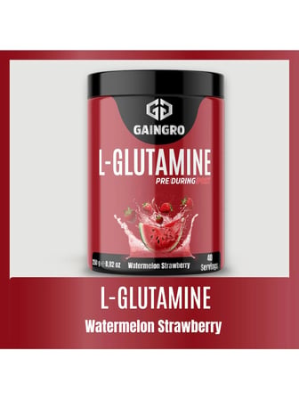 L-Glutamine Karpuz - Çilek Aromalı Toparlanma (Recovery) Destekleyici - 250 Gr 40 Servis