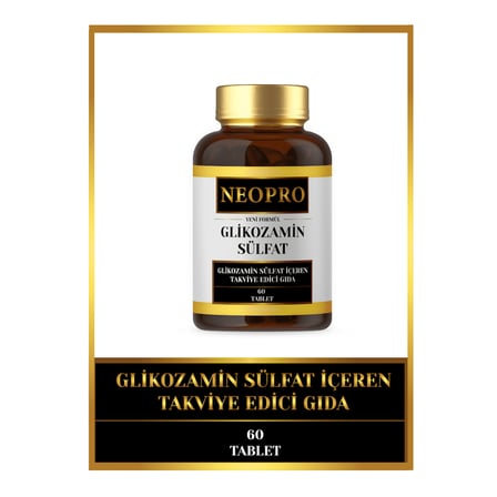 Neopro Glikozamin Sülfat 1500 mg 60 Tablet Takviye Edici Gıda