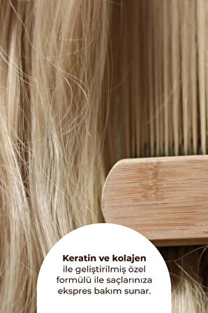 Kolay Tarama & Elektriklenme Karşıtı Saç Bakım Spreyi, Isı Koruyucu Uniseks Vegan Saç Spreyi 250ml