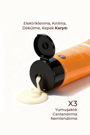 Tuzsuz Sülfatsız Şampuan 250ml, Saç Bakım Kremi 200 ml, Bakım Çantası, Paraben ve Silikon İçermez