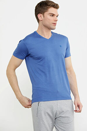 Sementa V Yaka Basic Triko T-Sihirt 82774 