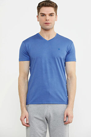 Sementa V Yaka Basic Triko T-Sihirt 82774 