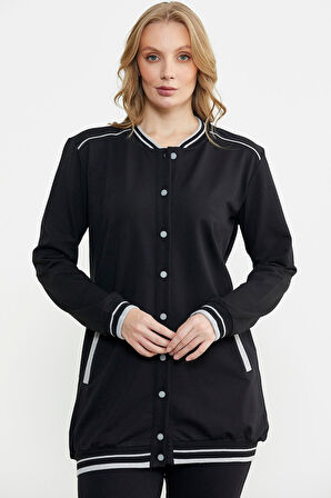 Sementa Renk Konbinli Rahat Kalıp Tunik Eşofman Takım 76740 