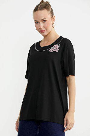 25Y2231-60073 SEMENTA NAKIŞLI PENYE TSHIRT