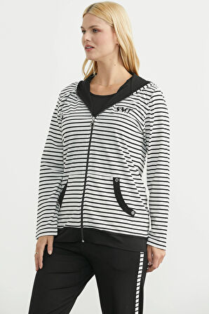 Sementa Kapişonlu Çizgili Eşofman Takım 76512 