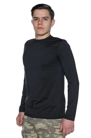 Single Sword Uzun Kol Microfiber T-Shirt - Tişört