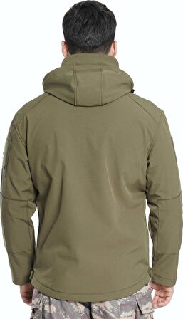 Çapraz Cepli Askeri Tactical Softshell Polar Mont 