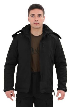 Single Sword Su&Rüzgâr Geçirmez Kapüşonlu Softshell Kışlık Erkek Mont(ATACS-S)