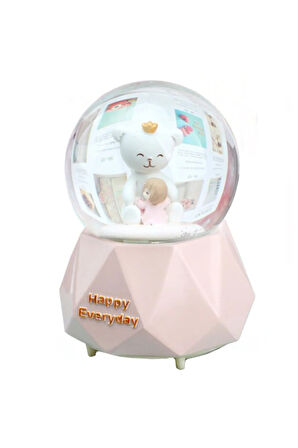 Işıklı Müzikli Mini Boy Kar Küresi No-30