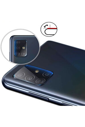 Galaxy A52 Uyumlu Kamera Lens Koruyucu