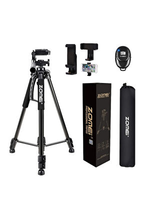 Profesyonel Bluetooth Uzaktan Kumandalı Taşınabilir Zomei Zm-1200 Tripod