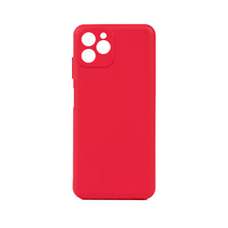 Oukitel C21 Pro ile uyumlu Kılıf Soft Pürüzsüz Bye Silikon Kırmızı