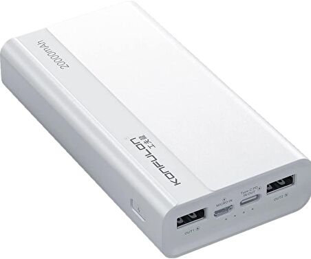 Coverzone 20000 mAh Hızlı Şarj Powerbank Siyah 