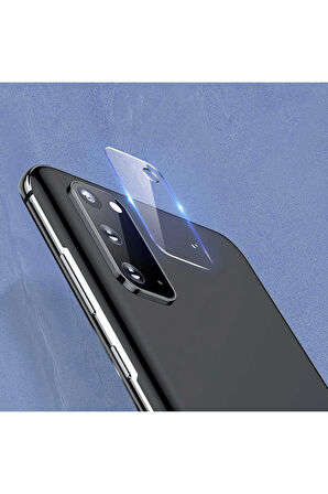 Galaxy M52 Ile Uyumlu Kamera Lens Koruyucu Temperli Cam Şeffaf