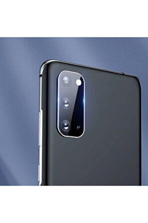 Galaxy M52 Ile Uyumlu Kamera Lens Koruyucu Temperli Cam Şeffaf