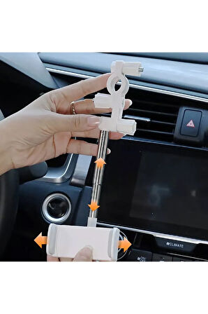 Ayarlanabilir Araç Dikiz Aynası Telefon Tutucu Gps Takip Standı Universal 6-10cm Telefon Tutucu