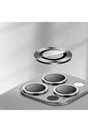 Iphone 14 Pro Ile Uyumlu Profesyonel Kamera Lens Koruma Camcov Açık Yeşil