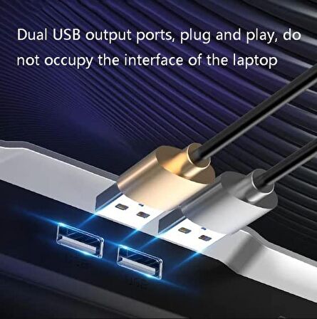 Dizüstü Bilgisayar Laptop Stand Ve Soğutucusu RGB Renkli Oyuncu Laptoplarına Özel 2 Büyük Fanı İle Hızlı Soğutma 2 USB Girişli Fonksiyonel Çok Amaçlı Telefon Tutucu Özellikli