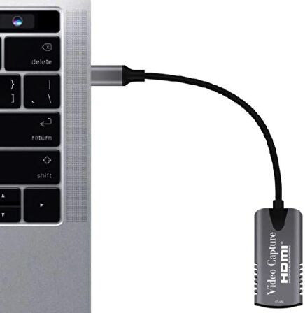 Coverzone 4k Usb 3.0 Capture Video Yakalama Adaptörü Hdmi to Usb 4K 1080P 60FPS Akış Öğretim Video Konferans veya Canlı Yayın için Oyun Yakalama Kartı