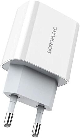 Borofone BA38A Type-C 20 Watt Hızlı Şarj Aleti Beyaz
