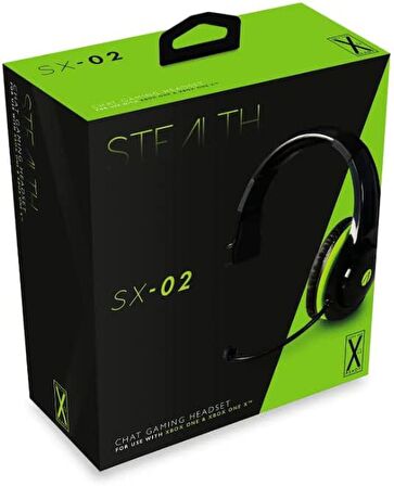 STEALTH SX02 Mono Gaming Headset oyuncu Kulaklığı Ayarlanabilir Yastıklı Kafa Bandı Şık ve Rahat Kullanım Sağlayan Tasarım Çift Hat İçi Ses Kontrolü