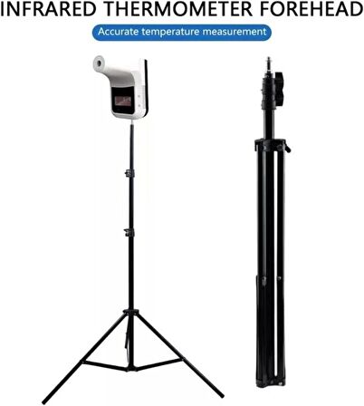 Coverzone Tekerlekli Tripod Kamera Işık Ayağı Demir 940GR Fotoğraf Makinesi Paraflaş Kamera 70-210 cm Yayıncı Vlog Youtuber Işık Tripod Ayağı (Normal Standart 470 GR Alüminyum Ayak + 3 Tekerlek)