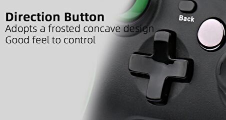 Coverzone Xbox One Oyun Kolu Pc ile Uyumlu Game Pad Rahat ve Konforlu Kullanım Özgün Tasarım XB1 (Kablosuz)